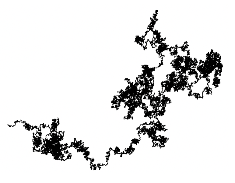 A simulation of the Lorentz mirror walk in two dimensions
